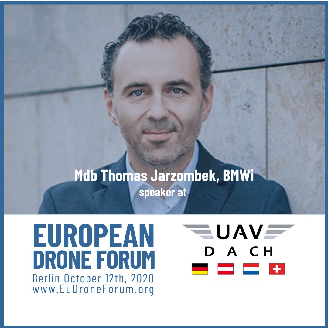 UAVDACH's tweet photo. @tj_tweets spricht auf dem EUROPEAN DRONE FORUM #EDF2020 in Berlin über den Aktionsplan der Bundesregierung für unbemannte Luftfahrt https://t.co/fsNMAyL4L3
#drohnen #uas #konferenz @UAVDACH https://t.co/E12DNmC119