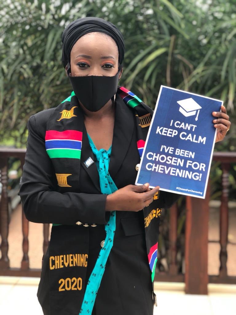 Yay a big congratulations to our own Tima Abubakr Senghore who has been chosen for the Chevening scholarship. Fatou Senghore will be studying masters in Cybersecurity engineering. We wish you all the best girl and go make us proud.. 🎉🎉💃🏾💃🏾👏🏾👏🏾💪🏾👍🏾