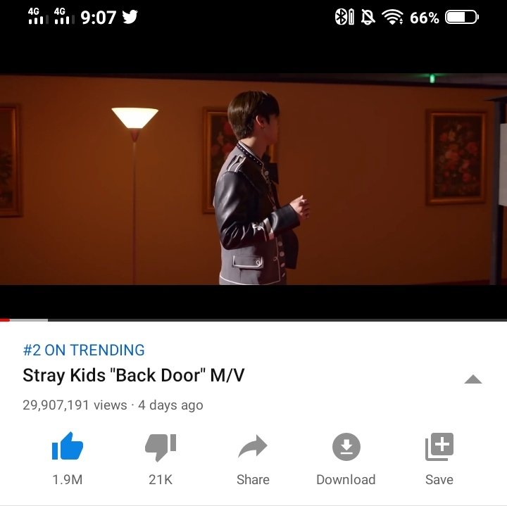 10:07 PM KST— 29,907,191 viewsSTAY AT THE BACKDOOR 35M @Stray_Kids  #StrayKids  #스트레이키즈