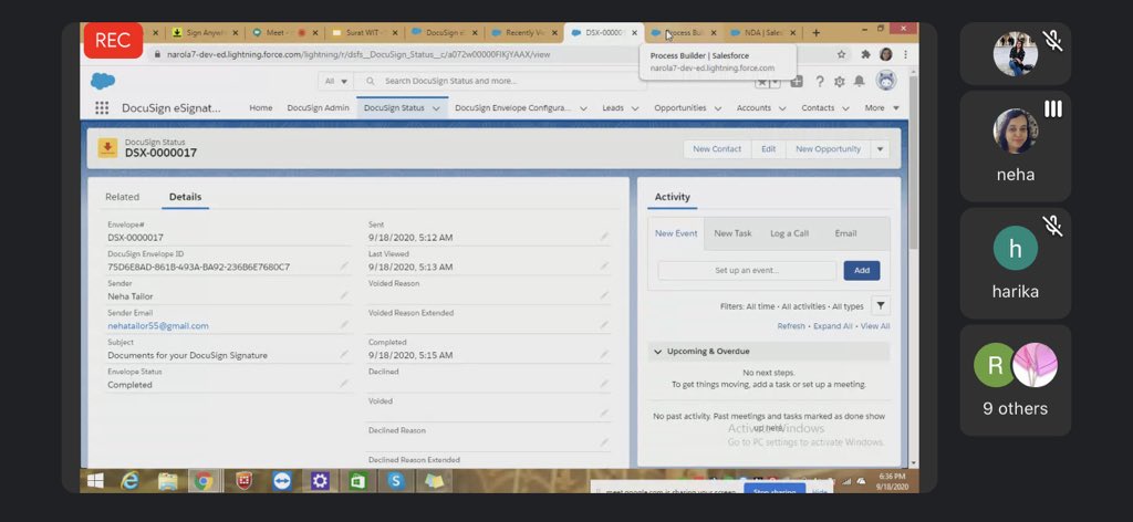 LounganiPayal's tweet image. #FunLearnDocuSales
@SikhaBaid @TrailblazerEsha @salescloud @salesforce @SuratWIT_SFUG @NehaTailor7