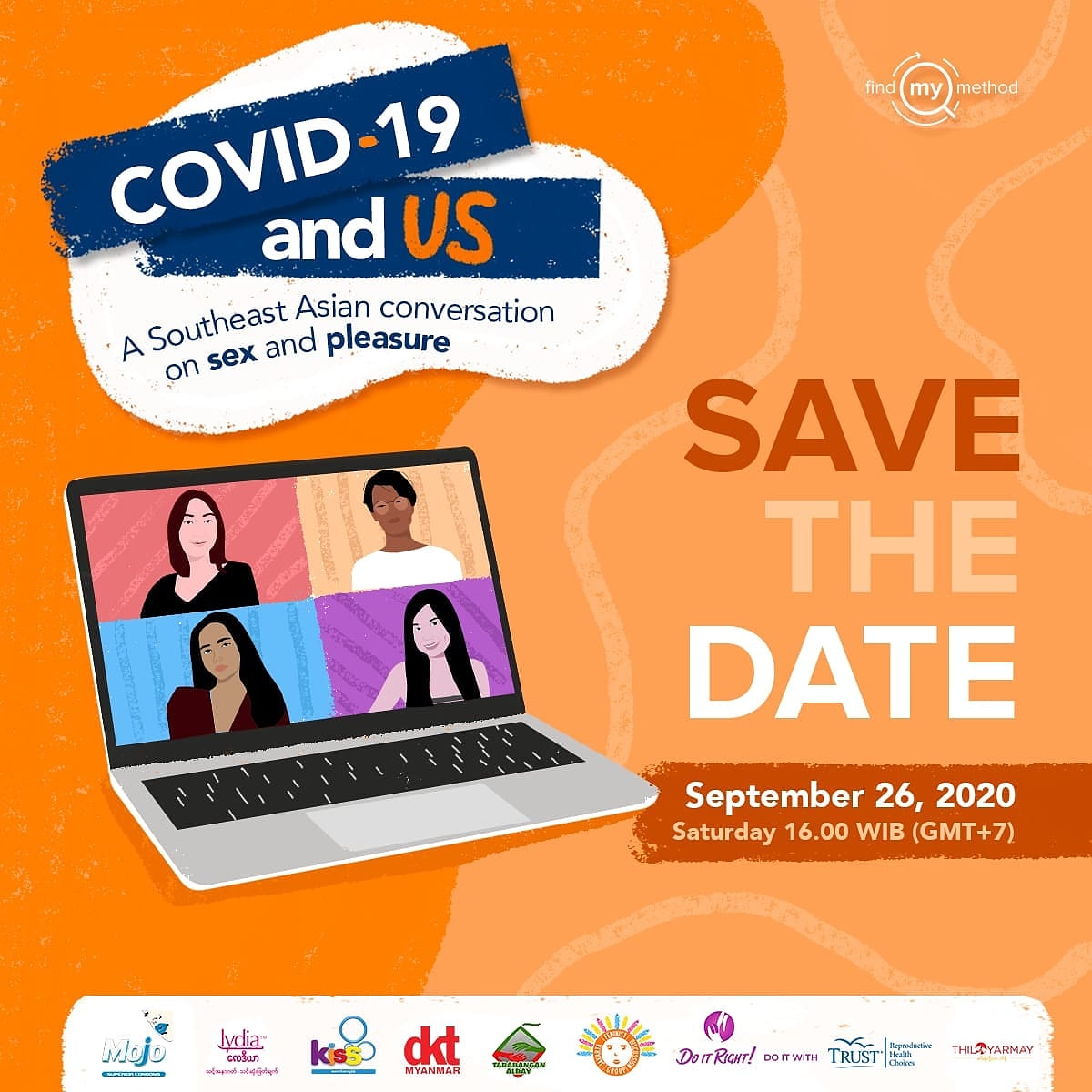 Bagaimana pandemi COVID-19 telah mempengaruhi kesehatan seksual di Asia Tenggara? Yuk ikut perbincangan seru ini, dengan pembicara dari Indonesia, Malaysia, Filipina, dan Kamboja! 

Hari : Sabtu, 26 Sep 2020
Jam :16.00 WIB

Jangan lupa registrasi di bit.ly/contraceptionS… ya! 😊