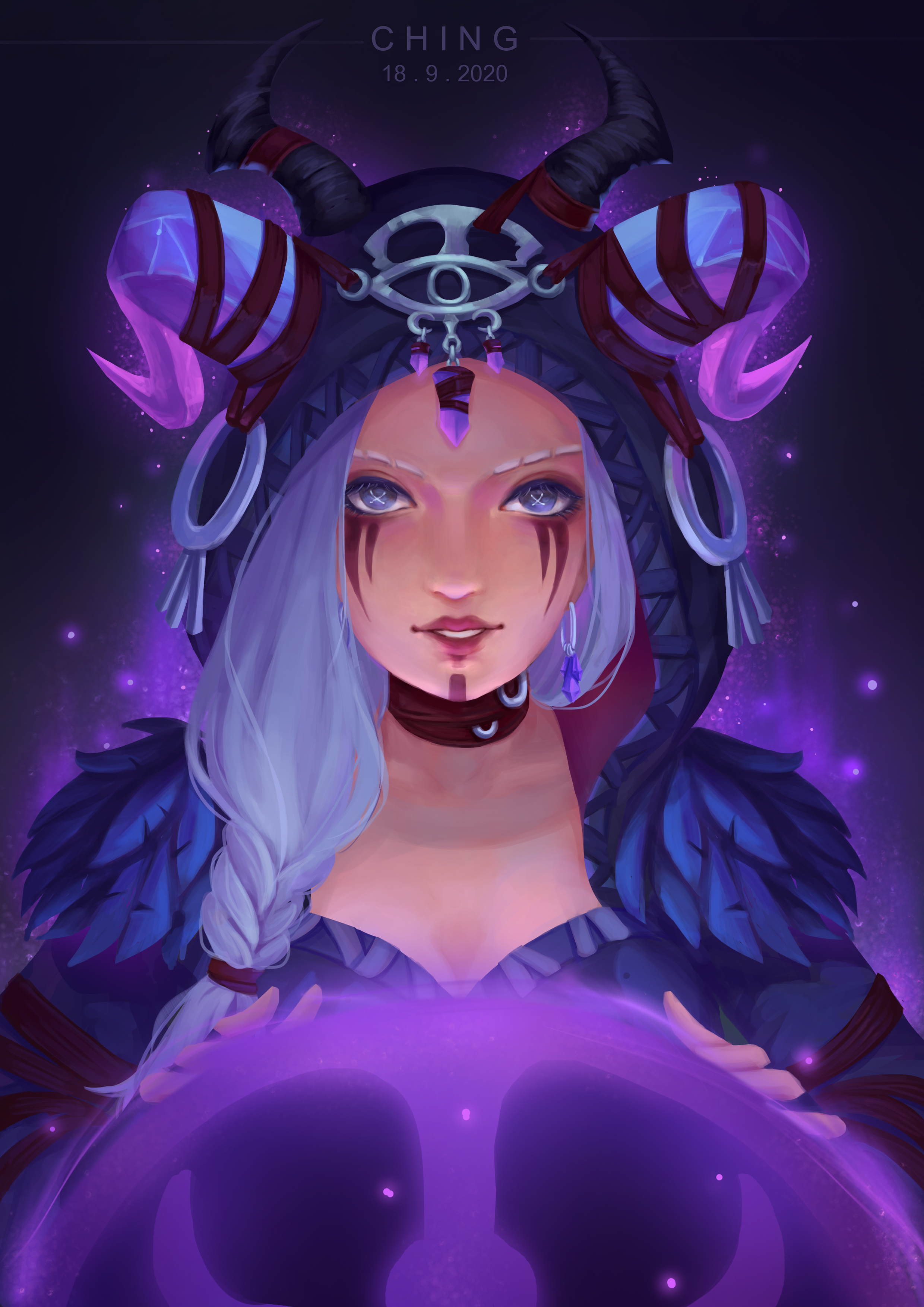 慧菁ching Identityv Fanart Priestess Fiona Gilman 祭司 菲欧娜 吉尔曼 Identityv Identityvfanart Identityvイラスト Priestess 第五人格 祭司 Digitalart Fanarts Digitaldrawing Digitalpainting Illustration Artistontwitter Artwork