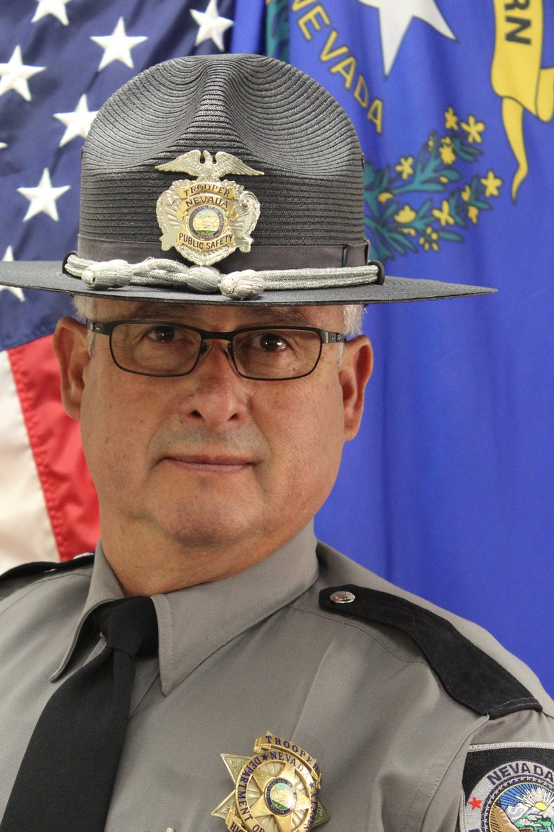 Trooper of the week: Trp. Saul Bermudez/Tonopah is 1 of 2 Trps in the rural community w/largest geographical beat of NV duty stations.  Trp has served Tonopah his entire 9 year career. Trp Bermudez remains active logging 120+ stops last month for hazardous violations. Great work!