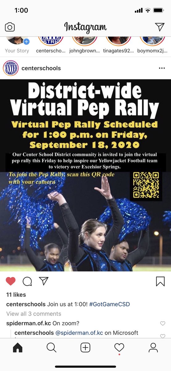 CSD58Supt's tweet photo. Pep Rally in progress....My very first CSD Homecoming!!! Pandemic stop our flow, nope!!! We reinvent the wheel and celebrate virtually. District &amp; Community Virtual Pep Rally at 1:00 today. #GotGameCSD https://t.co/pQjhPYk0V1