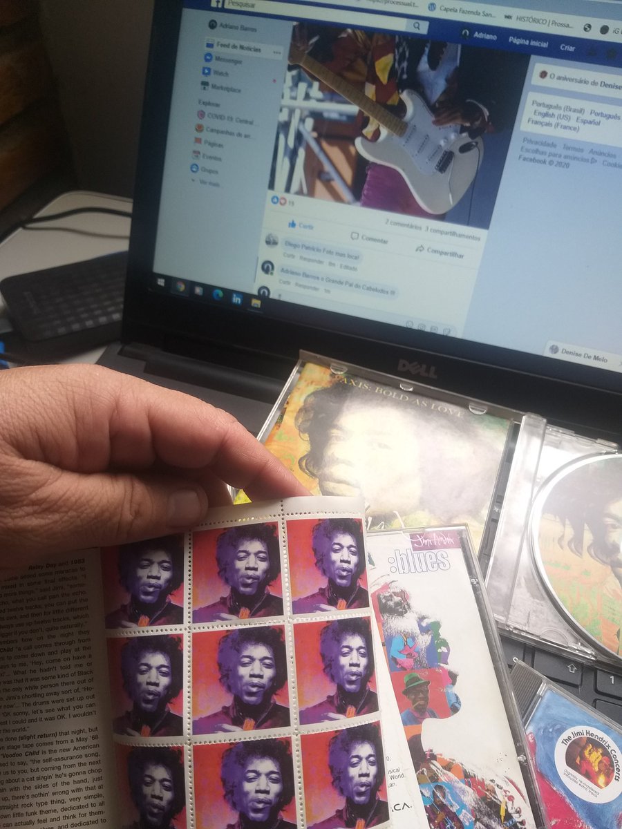 adrianobolo's tweet photo. 50 anos sem James Marshal 'Jimi' Hendrix 🤘🏻 bóra trabalhar ao som de "Excuse me while I kiss the sky #PurpleFuckingHaze 🎸 #HendrixIsGod #JimiHendrix #JimiJames https://t.co/DvJg2pzXw2