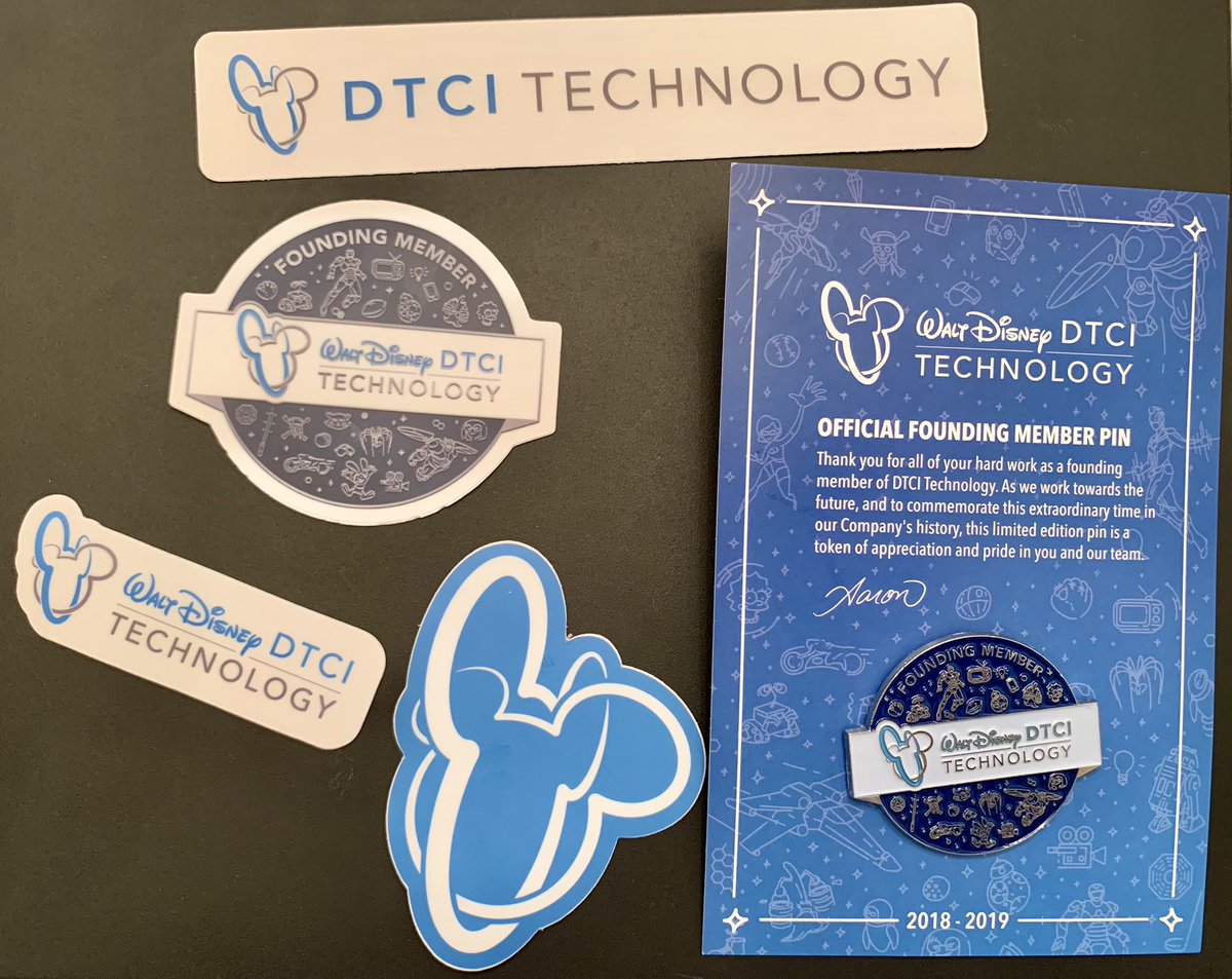 jesussjara's tweet photo. Proud of being part of such an amazing company: The Walt Disney Company. 
Officially a Founding Member on the #DTCITechnology team. 
Thank you @aaron https://t.co/z66tq3z3qN