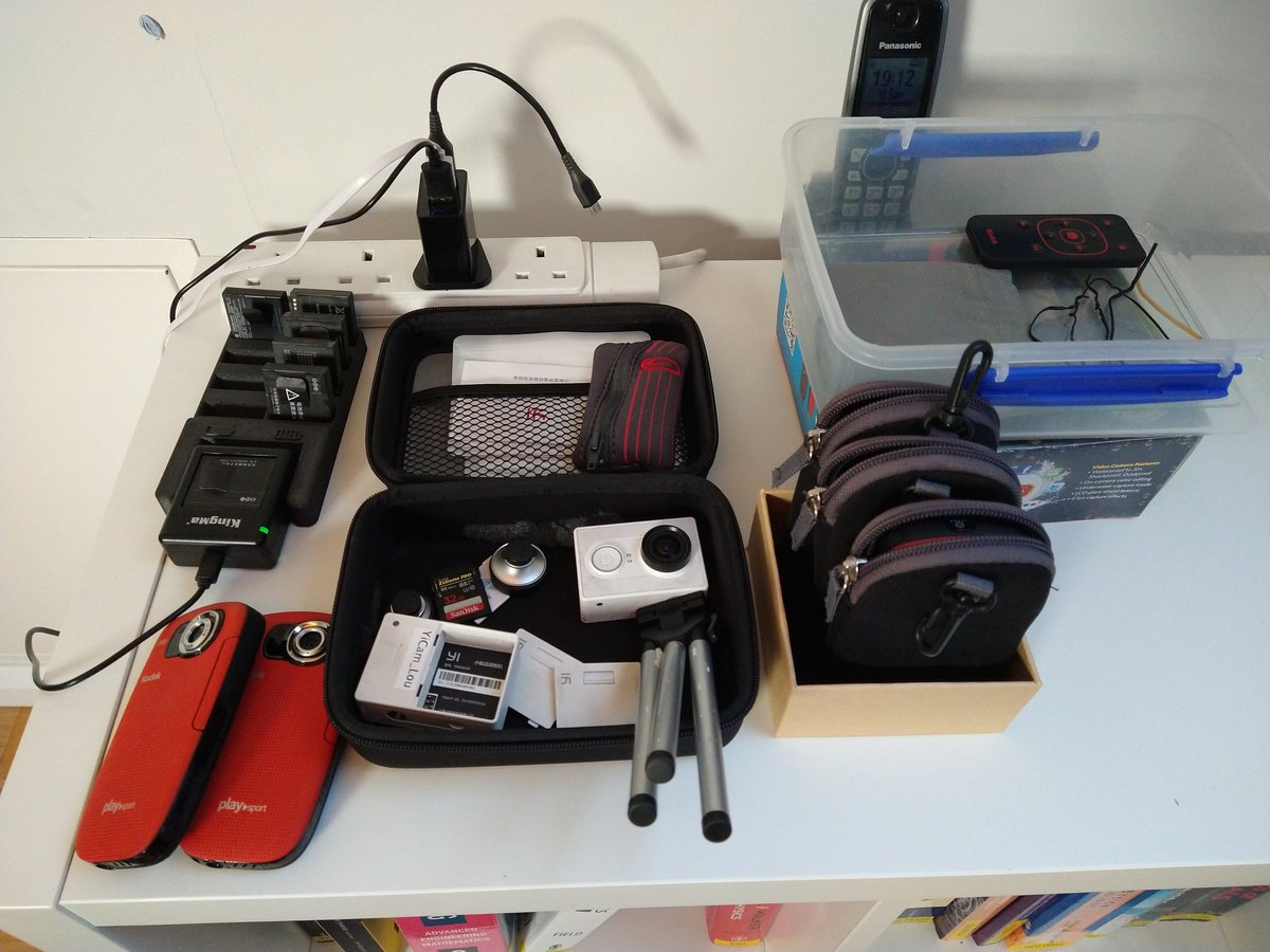 Welcome to lecturing in 2020... I'd love to be in a classroom, but it's nice to know gaming rigs and action cams have other uses.