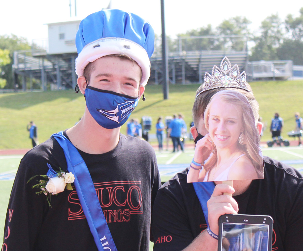 Plattsmouth seniors Kaleb Wooten and Emma Field were crowned 2020 Homecoming King and Queen today during the coronation ceremony at Blue Devil Stadium. Kaleb and Emma are both involved in multiple school and community activities and are Honor Roll students.