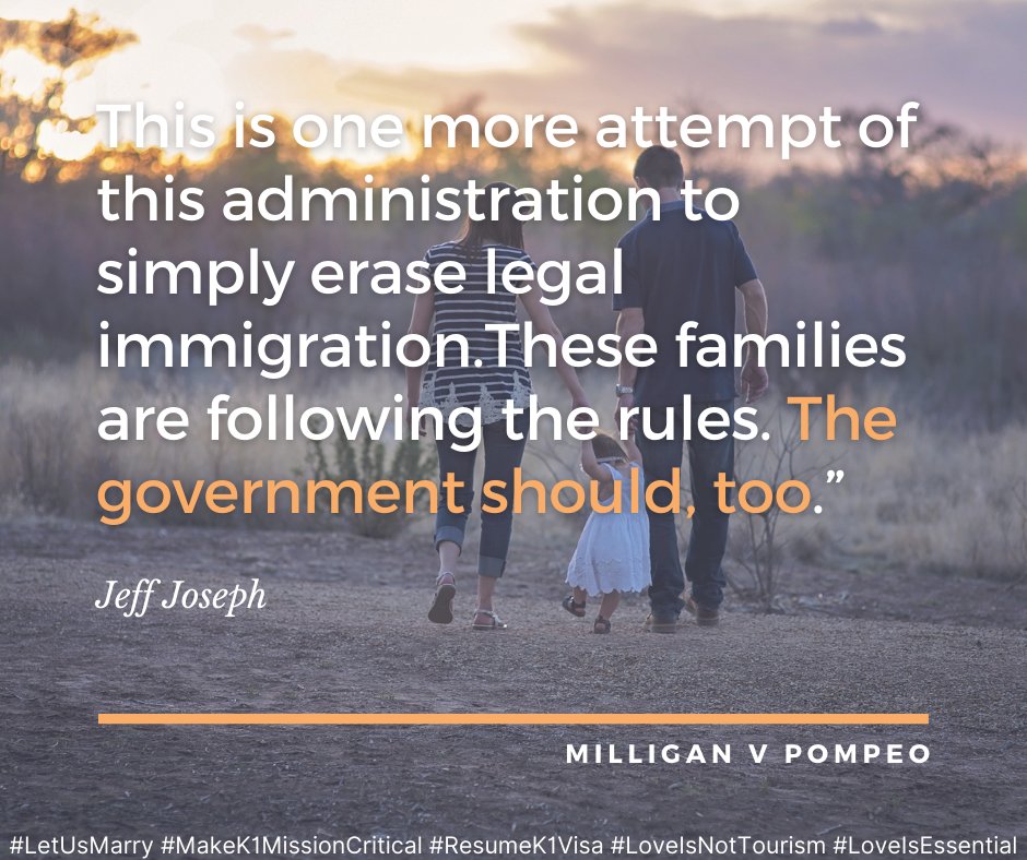 Time to hold <a href="/StateDept/">Department of State</a> accountable. 

#MilliganvPompeo #ResumeK1Visa #MakeK1MissionCritical #LoveIsNotTourism #LoveIsEssential #LetUsMarry <a href="/TravelGov/">TravelGov</a> <a href="/USEmbassyPH/">U.S. Embassy in the Philippines</a> <a href="/USAmbManila/">Follow USAmbPH</a> <a href="/jeffjoseph/">jeffjoseph</a> <a href="/SecPompeo/">Secretary Pompeo</a> <a href="/mikepompeo/">Mike Pompeo</a>