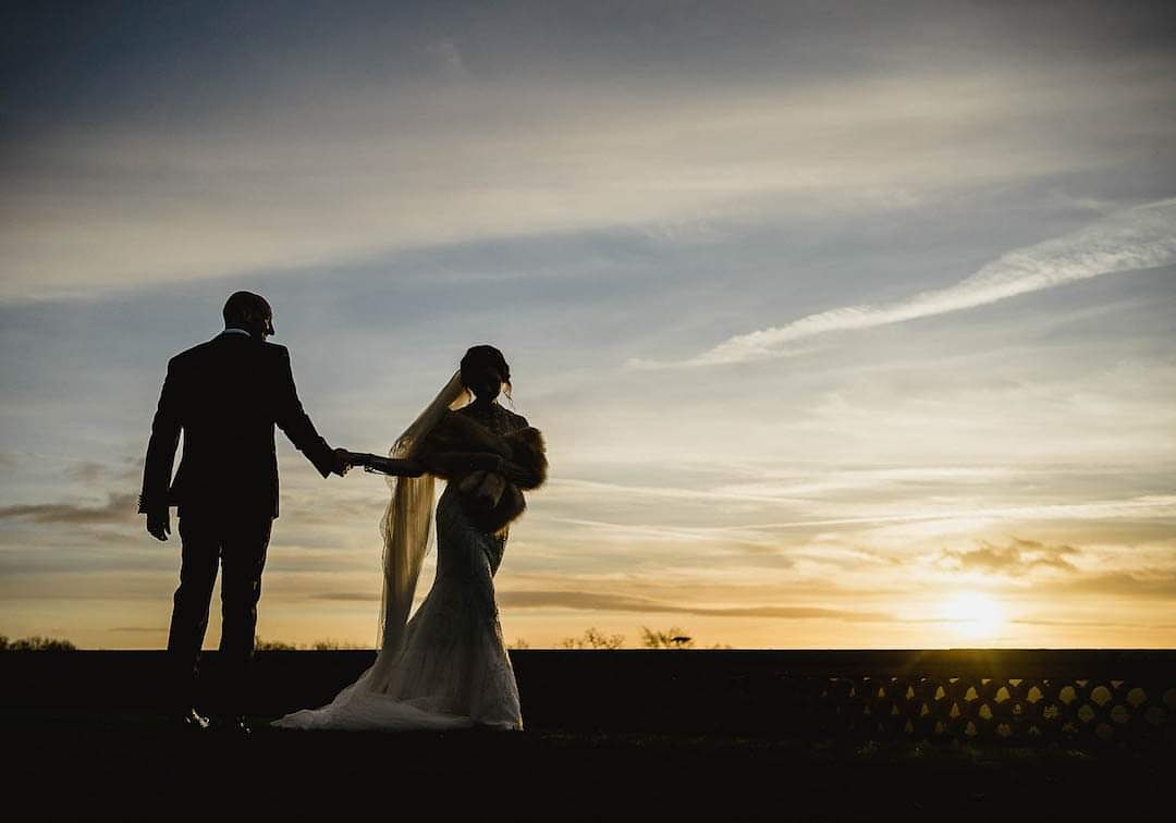 As the sun sets...

We hope you all had a great Friday and here's to a wonderful weekend.

An absolutely lovely image of Stella &amp; Trevor during their Christmas #wedding celebrations at Kimberley Hall by <a href="/luis_holden/">Luis Holden</a> #sunsets