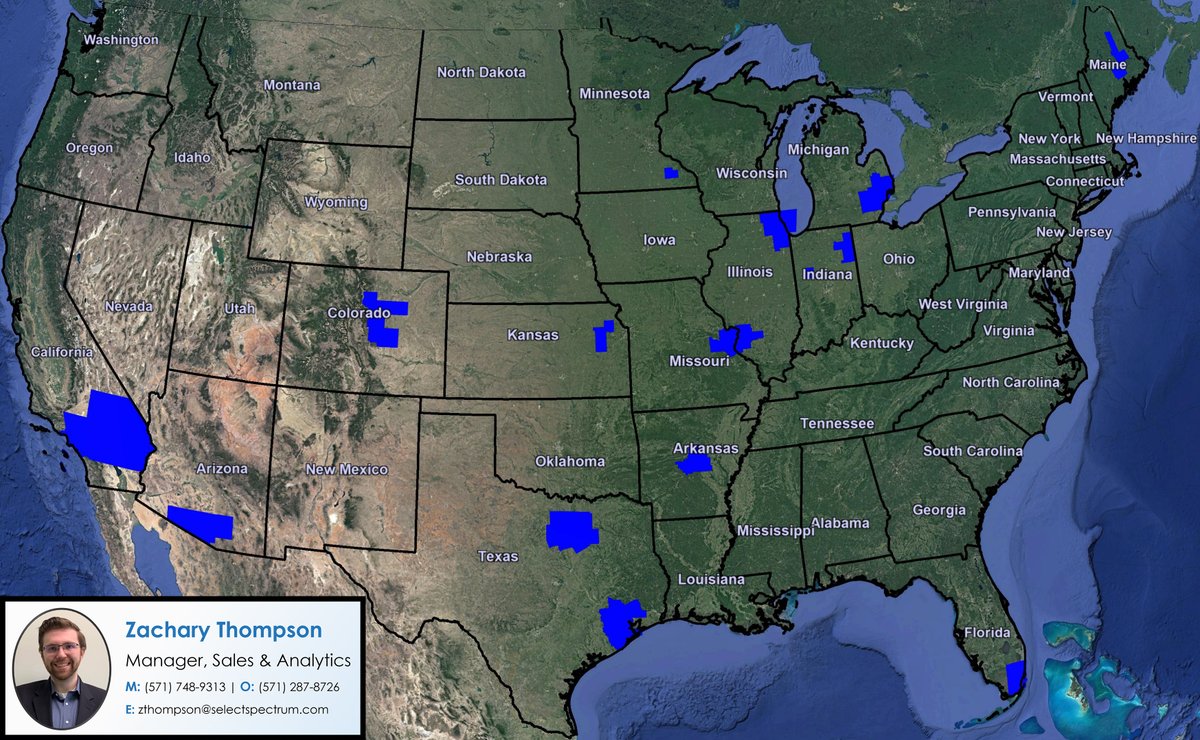 SelectSpectrum's tweet photo. Need more spectrum for #SCADA or #PostiveTrainControl ?Check out our available licensed wireless 218-219 MHz #spectrum. Areas have ≥500 kHz of spectrum.
Find out more at:
https://t.co/qmrvaUdKkK https://t.co/soanhz5DzR