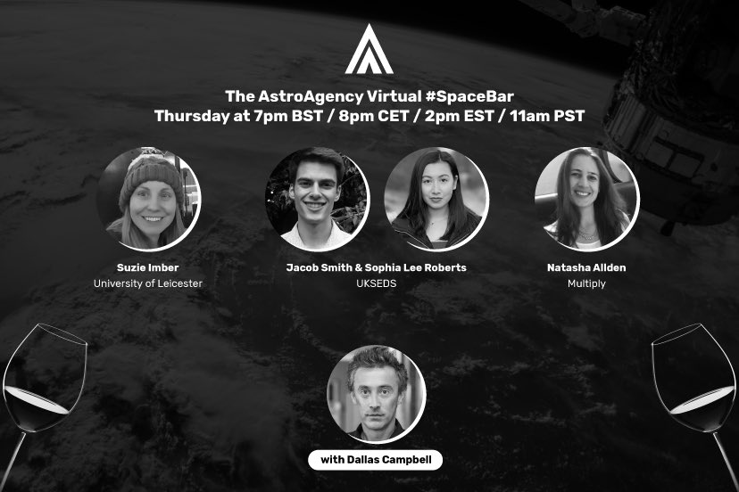 theAstroAgency's tweet image. #SpaceBar20 Alert 🚨

Next week, we're excited to welcome discussion moderators from @UKSEDS, @MultiplySpace &amp;amp; @uniofleicester 

We'll announce the topics to join and our new sign up process very soon! 🔐 

#SpaceBar20
#SecureSpace