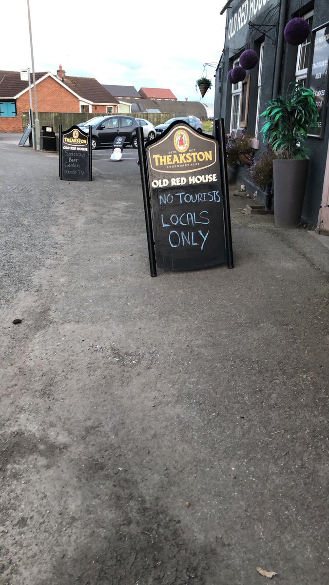 Not much of a Yorkshire welcome! The Old Red House in Thirsk should be ashamed of itself. As a Yorkshireman I am ashamed!