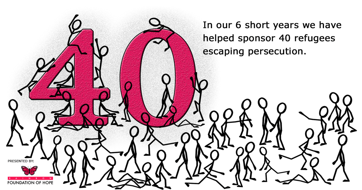 Donate today at ow.ly/OenR50Bv05b and help us continue our grassroots volunteer efforts in improving the lives of LGBT+refugees and newcomers in Canada.

#rfohope #moneyinmoneyout #volunteer #donate #support #help #protect #give #refugeeswelcome #safemigration #hope