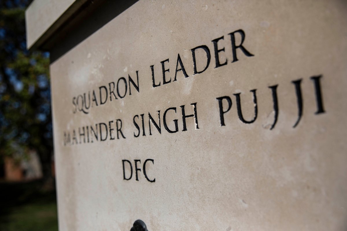 Today, a small ceremony was held at the statue dedicated to the decorated WW2 pilot Squadron Leader Mahinder Singh Pujji on the 10th anniversary of his death. Read more: bit.ly/35K1acx
