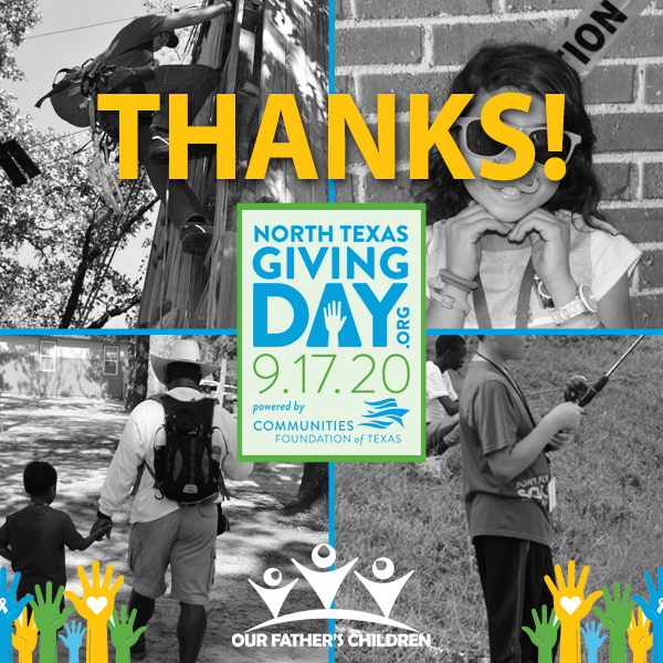 OFCDFW's tweet photo. We appreciate all of you who stepped up &amp; chose to Shine Your Light on our ministry yesterday during North Texas Giving Day. We continue to be amazed at the generosity of others. Click here if you missed the opportunity yesterday and still want to donate: https://t.co/QHWDNeI5c2 https://t.co/n1e8J6nFia