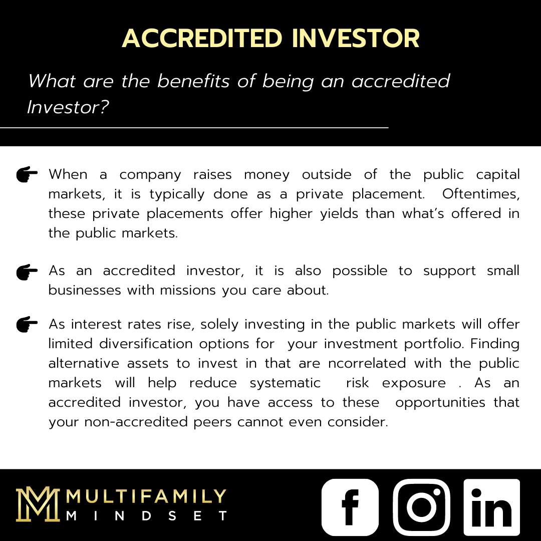 mfmindset's tweet photo. What are the benefits of being an accredited Investor? https://t.co/CCLIWy54GJ