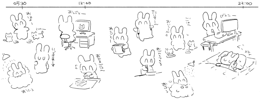 一日 