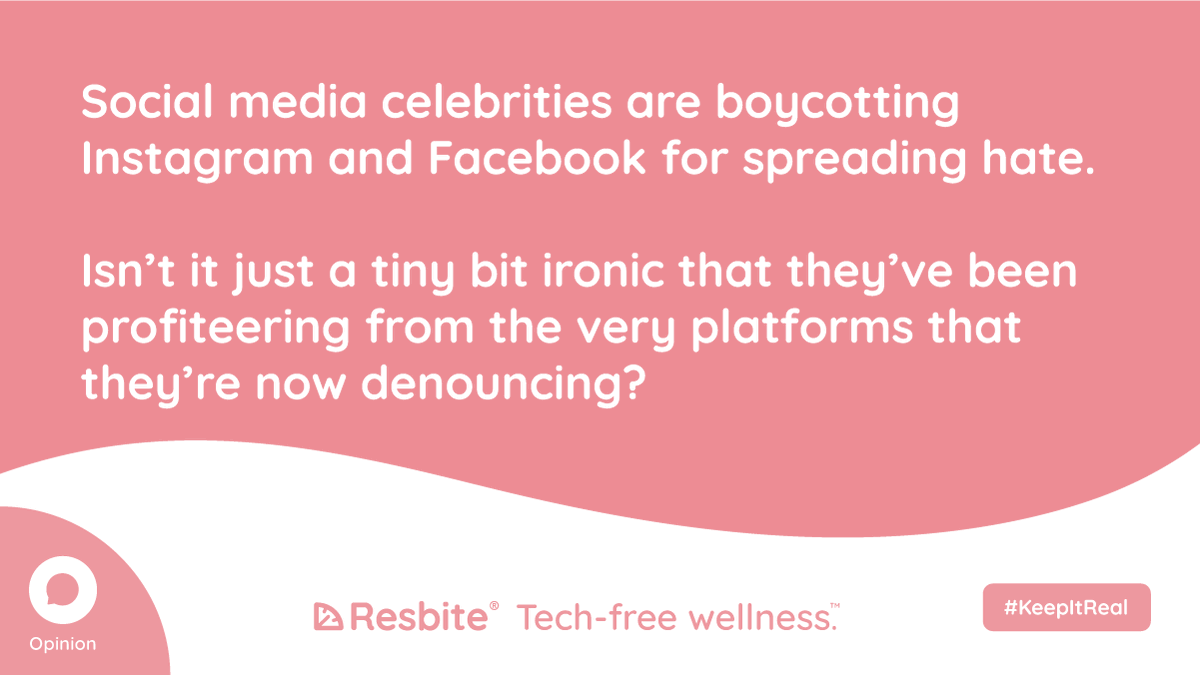 What do you think?
#TechForGood #RealSocialTech #KeepItReal #StopHateForProfit