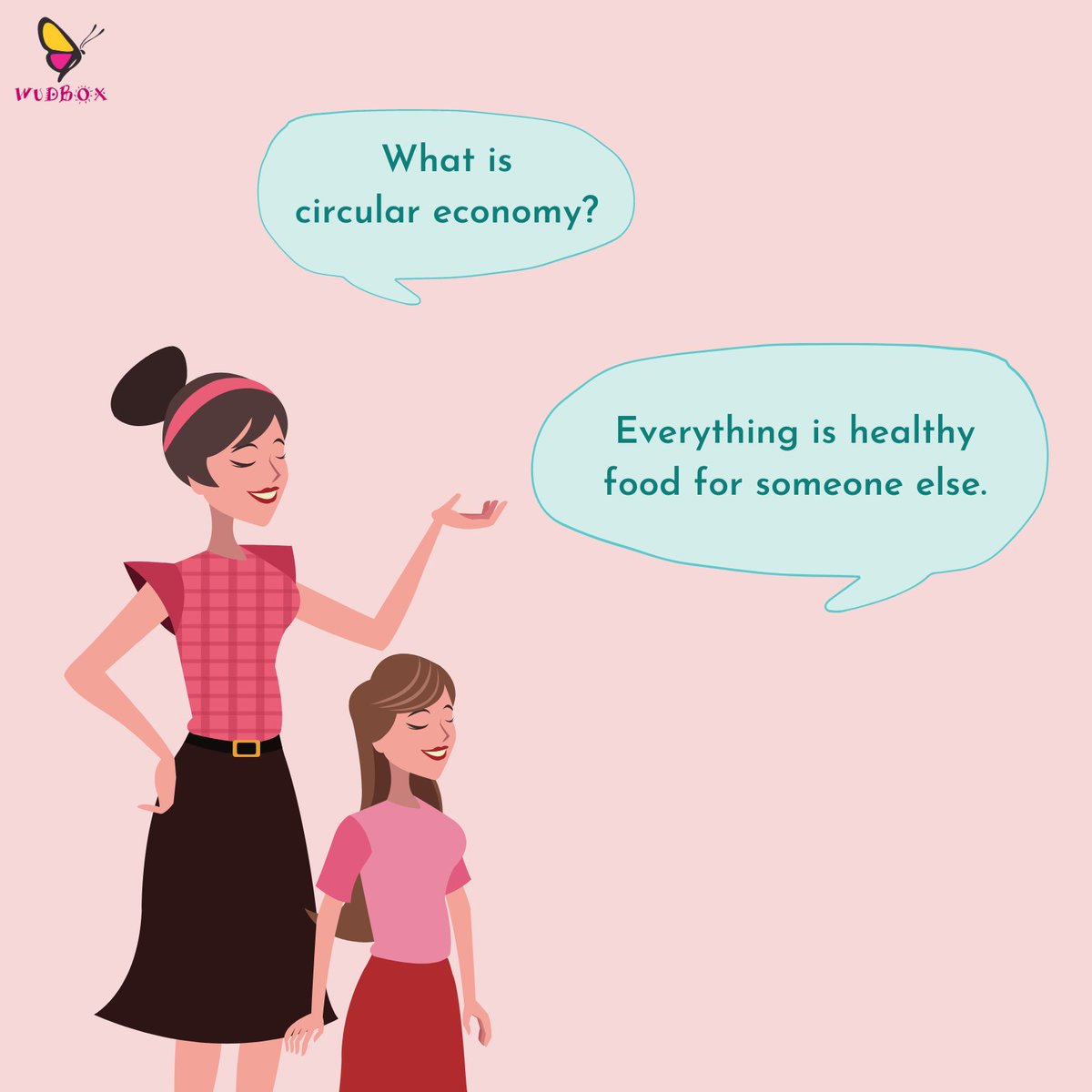 WudBoxIndia's tweet photo. Would you prefer a circular economy? 😇
.
#circulareconomy #economy #Consumerism #mindful #mindfulconsumer #mindfulconsumption #consciousness #sustainableliving #sustainability #switchtosustainability #ethicalfashion #slowfashion #abetterworld #sustainabilitymatters #supportlocal https://t.co/0K9aiu7YLg