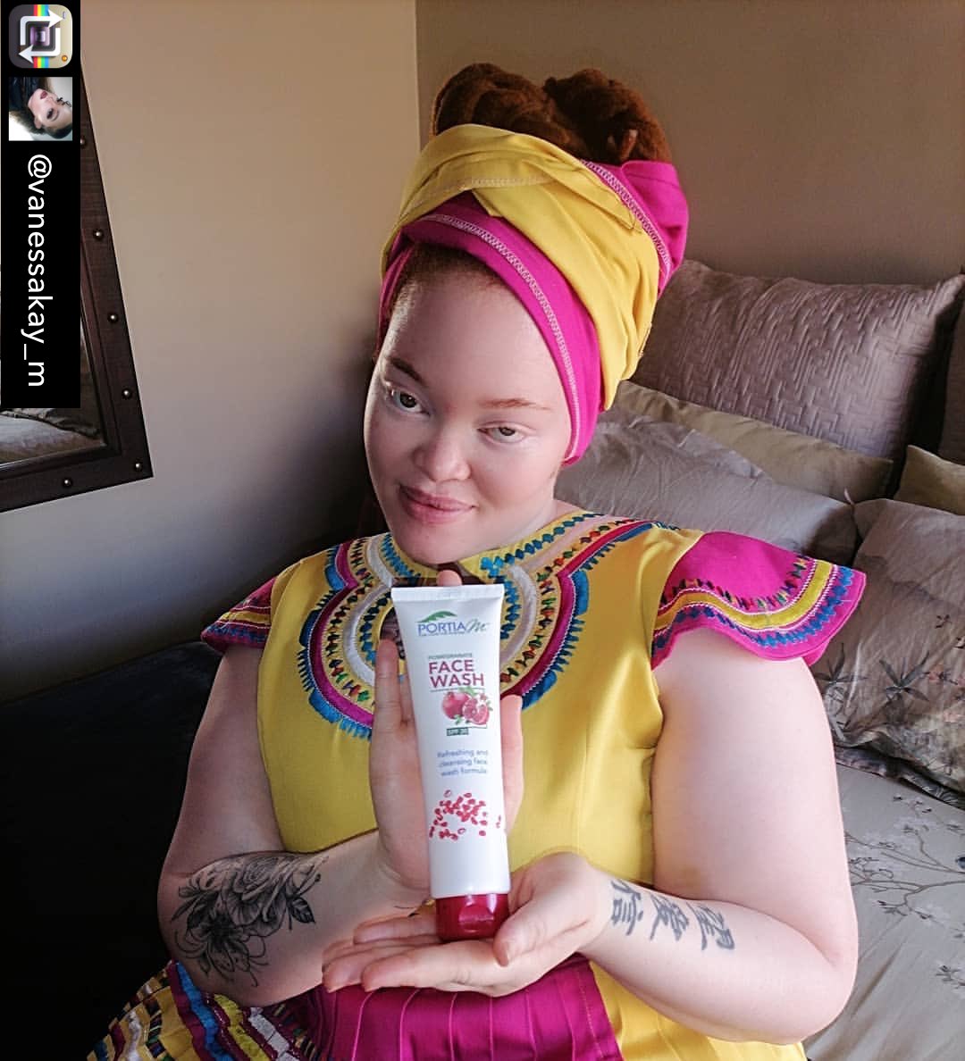 PortiaM_Skin's tweet photo. from @vanessakay_m "I'm a firm believer in that if you have good skin care, you won't need a lot of makeup." - Demi Moore
* #DiversityDefinesAfrica
* #Sharetheglow
* #PortiaM
* #TeamRed
* #PMSquad https://t.co/JuYt0Bedez