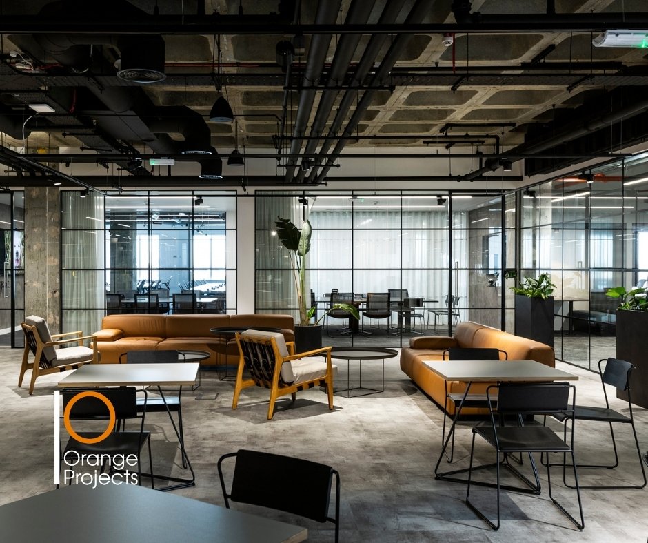 OrangeProjects's tweet photo. Who said offices should be boring?
๐ธIf youโve got a large team, you can enjoy a practical open plan design by creating โareasโ, using #glass #partitionwalls, #seatingbooths & #bespoke #joinery.
#orangeprojects #officedesign #officespace #openplan #openplan #londonoffice https://t.co/AbT9CcPWMH