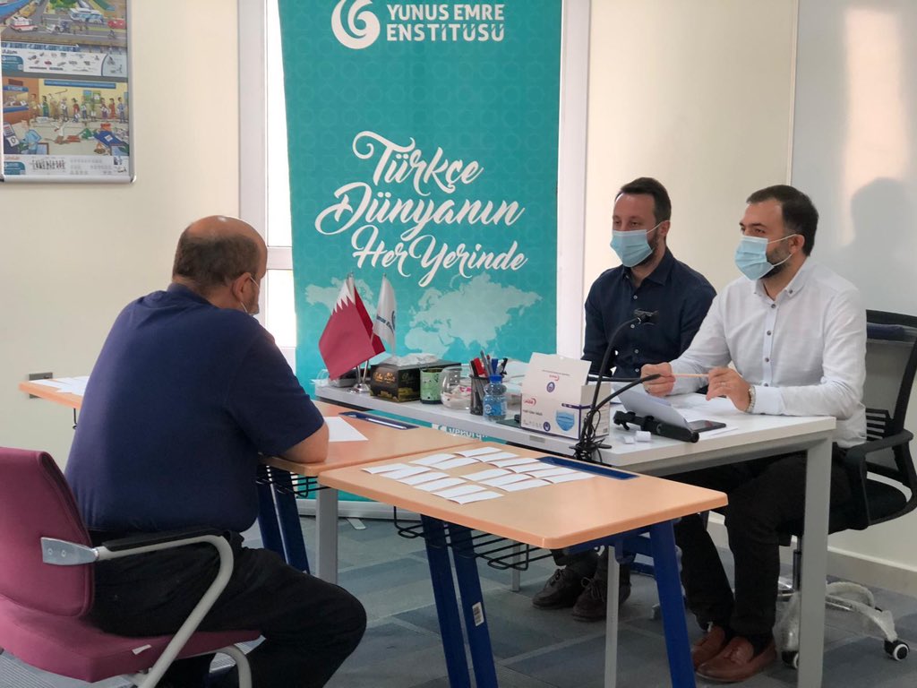 yeekatar's tweet photo. 2020 yılının Eylül dönemi #TürkçeYeterlikSınavı merkezimizde yapılmıştır. Doha’da sınava giren tüm adaylara başarılar dileriz.
#türkçeyeterliksınavı #sınav #türkdili #türkçe #learnturkish
#yeeorgtr #yeedoha https://t.co/3QCG1VtHik