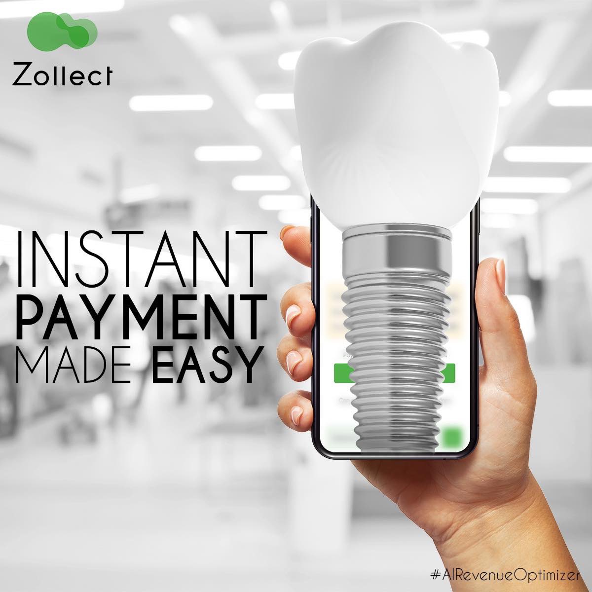 Zollect1's tweet photo. Just as a tooth implant needs to happen right on the spot, the patient's payment can also happen, right on the spot, with Zollect's new Pay Now feature.

Higher patient satisfaction for better financial results.

Learn more: https://t.co/ShvPmDNFOk

#Zollect #AITechnology https://t.co/jPIJDeyBFX