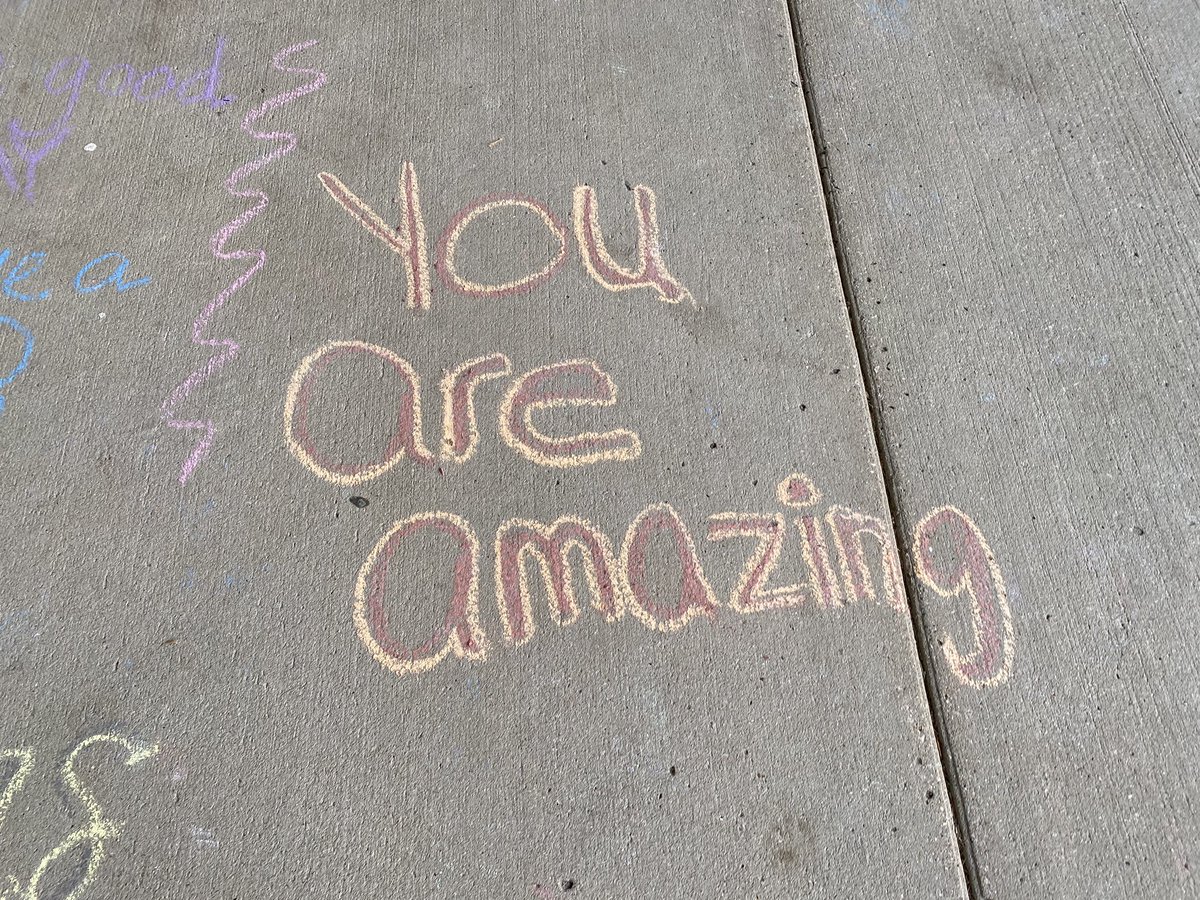 What a GREAT end to this week!  Students were greeted this morning with AMAZING, positive messages from the <a href="/EState_Softball/">Emporia State Softball</a> team!  Thanks for supporting our students and staff!  <a href="/villeagles/">Village Eagles</a>  #EmporiaProud