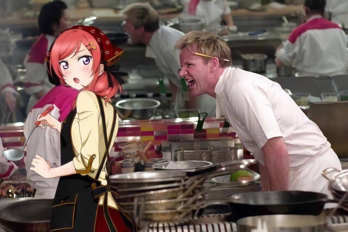 Anime in real life - cooking edition.