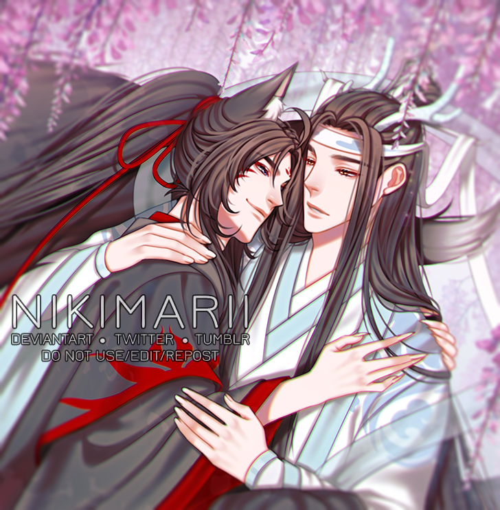 Jumping on the Foxian and Dragonji train! 🦊🐲 #mdzs #wangxian