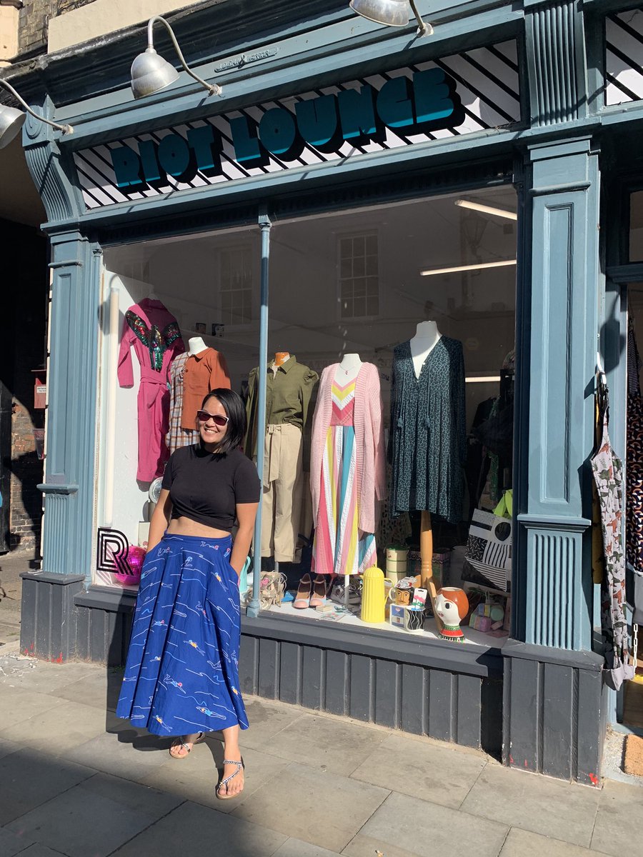 RiotLoungeUk's tweet photo. The gorgeous Hanh in this fabulous skirt from us here at @RiotLoungeUk #hitchin #hertfordshire #emilyandfin #FridayFeeling #FridayVibes #fashionstyle #ootd #styleinspo https://t.co/191Q7TdbWv