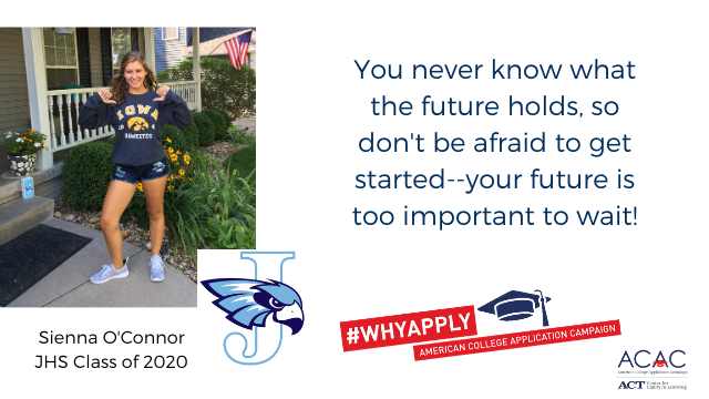 JHSStudentCounc's tweet photo. @CRJeffersonHigh @CRJHawks @OConnorSien02 #WhyApply https://t.co/aFXYTYboOZ