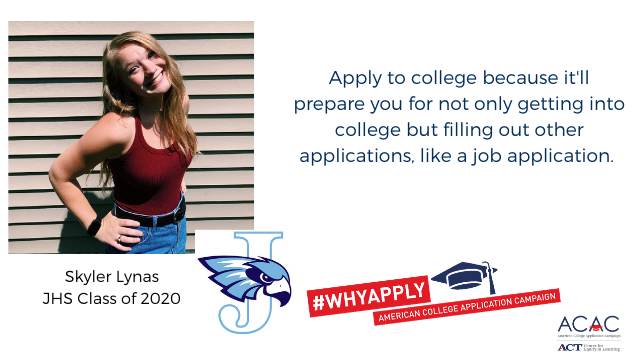 JHSStudentCounc's tweet photo. @CRJeffersonHigh @CRJHawks @skyler_lynas #WhyApply https://t.co/dqaMKjgyPi