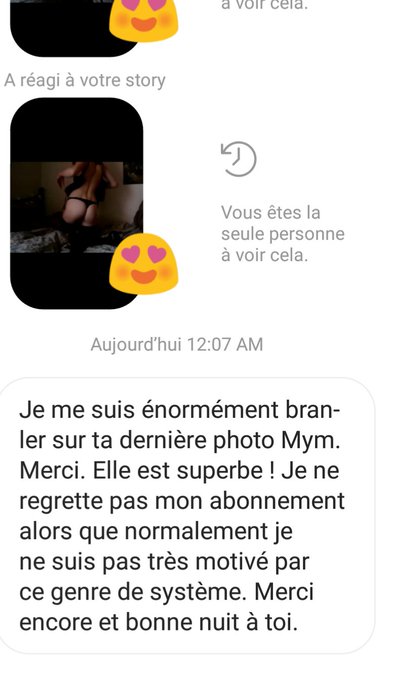 Mon profil MYM, ce sont les abonn&eacute;s qui en parlent le mieux. https://t.co/LMB25skFvM https://t.co/tJ