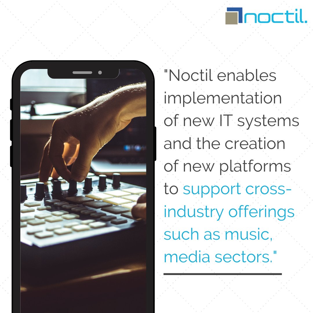 noctilcom's tweet image. 👍 We help in launching new products and services to provide seamless customer experience while enhancing efficiency through our expertise in business automation, robotics, and IoT businesses.
#Noctil #MusicIndustry #DataHelp #DataSolutions #Royalties #IoT