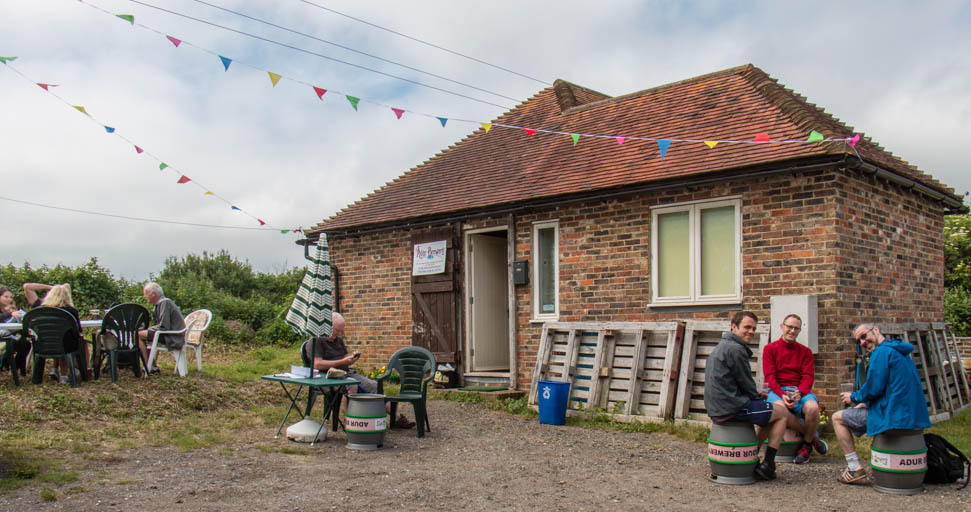 Our brewery in Mouse Lane, Steyning is open from 11am until 6pm tomorrow, Saturday. 3 cask ales on draught, brewery prices. Plenty of room for 'social distancing' in our yard. <a href="/SteyningFDFest/">SteyningFoodFestival</a>