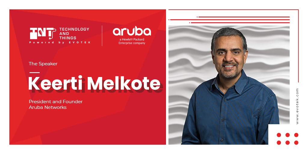 EVOTEKhq's tweet photo. Keerti Melkote, President and Founder of @ArubaNetworks  joined the @podcast_tnt Podcast for an exciting episode on his business journey. Check it out today and have a chance of winning an #HP Pavilion 32" LED QHD Monitor! 

Apple Podcasts: https://t.co/Ghd9dPmNNH https://t.co/TirMLRV9NA