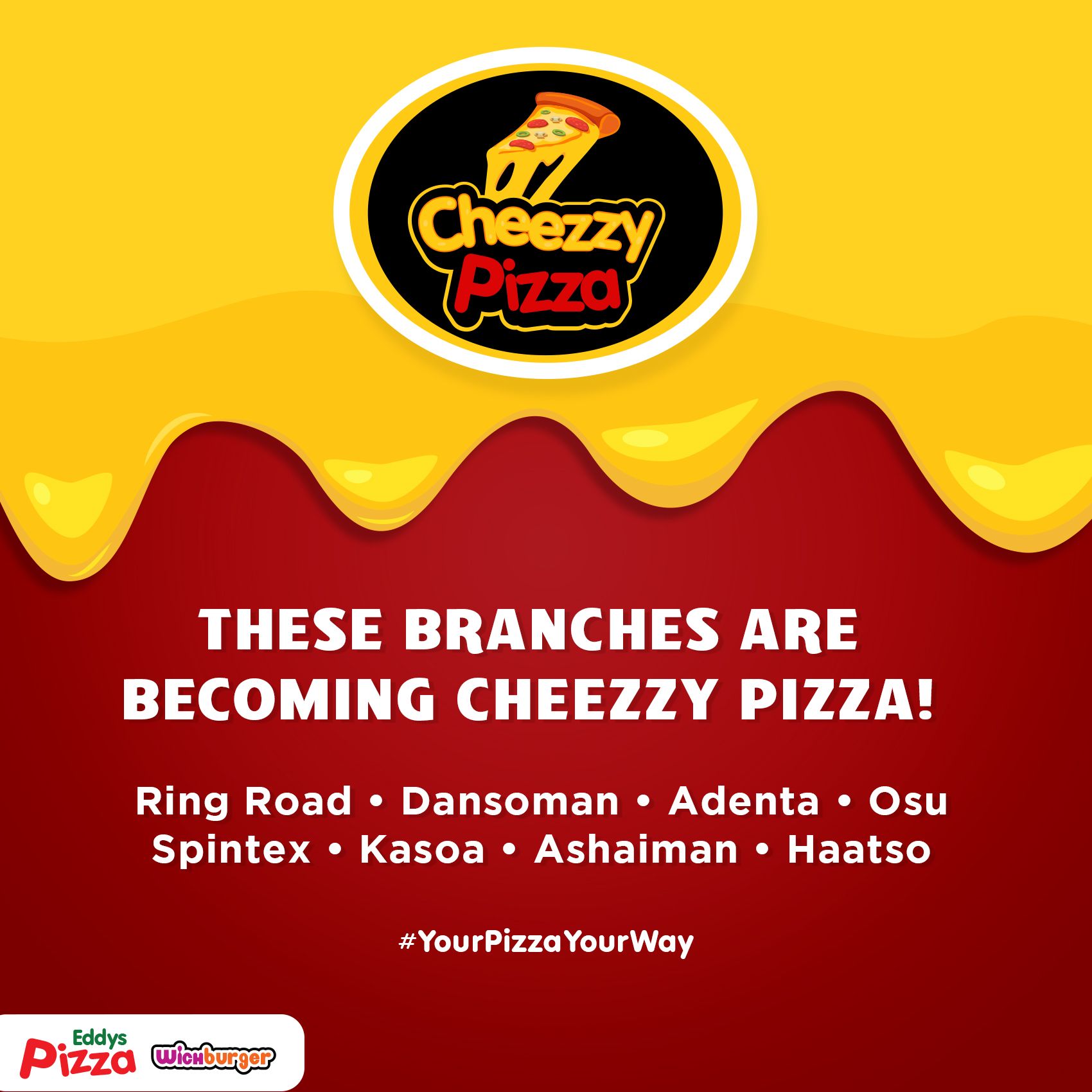 Cheezzy Pizza Branches