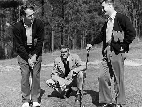 SoConSports's tweet photo. 𝐀𝐫𝐧𝐨𝐥𝐝 𝐏𝐚𝐥𝐦𝐞𝐫, #SoConHOF Class of '09. 

Palmer won NCAA individual titles in 1949 and 1950. After winning the 1954 U.S. Amateur, he would go on to win 62 PGA events, including 7️⃣ majors.

More about Palmer⤵️ 

#HOFFridays

https://t.co/m87nQvsrkL https://t.co/ETGmYqUIc2