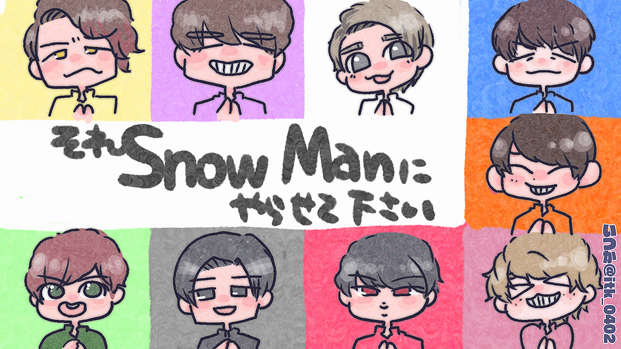 itk_0402's tweet photo. それキャンおつかれ～～🏕
#SnowMan版深夜のお絵描き60分一本勝負
#それスノ美術部 https://t.co/Dx8mDCtMie