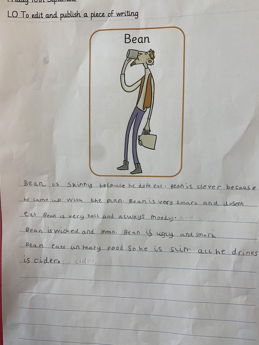 KingshurstY2's tweet photo. Wow 2C! You have all worked so hard today to write your very own character description for one of the farmers from Fantastic Mr Fox. Miss Cartwright is very proud of you all! https://t.co/Qi7NgSY833