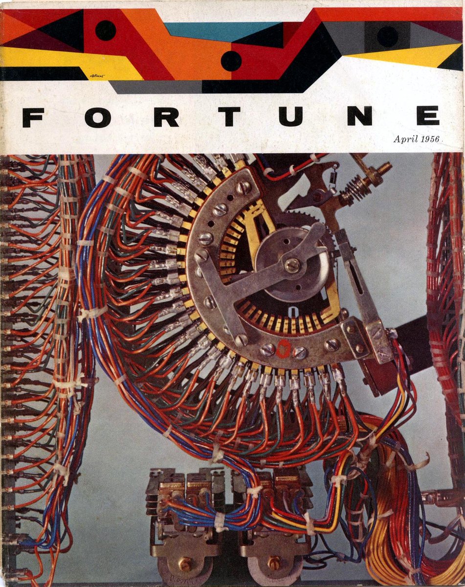 More Walter Allner covers for Fortune Magazine. First one, he did the banner. Years: 1956, '56, '53, '59. I know I've posted that 4th one before, but it's just too good not to share again.  #wardsmorguefile