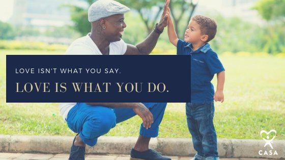 casakidsok's tweet photo. Words prove who you want to be. Actions prove who you are. What do your actions say about you? #beavoice #beacasa #volunteer #casacares #casakidsok https://t.co/Fg72SDC629