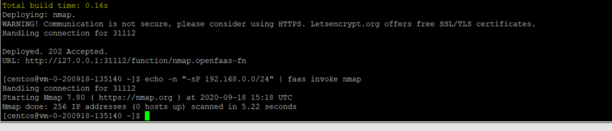 TFindelkind's tweet photo. @alexellisuk it is working. It would be nice if image upload could be automated while calling "faas deploy" maybe with "--registry=https://t.co/oSvPPdv83r" which changes yaml too. https://t.co/YkcukvysY1
