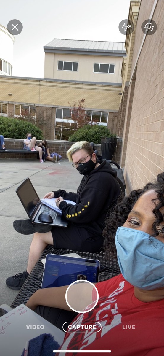 KortneyLovesMTH's tweet photo. We made it outside for Stats today. Just a little light review. Thank you @Desmos for making it so easy to convert my paper based card sorts to a virtual environment. #OurFISDStory #WeSlayMath #StrongerTogether https://t.co/MNTYx9MrX8