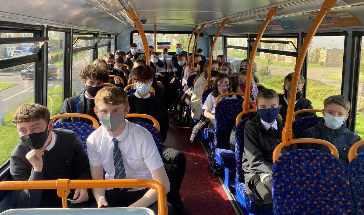 WoodmillHigh's tweet photo. Nice end to the week driving home with our Woodmill pupils on the WM3 tonight, with Miss Thomson on the WM4. 👍🏼😷🚌😷🚌 😷👍🏼#WeAreWoodmill #LearnRespectSucceed #TheBackOfTheBus @FifeEduTeam @carrielnds https://t.co/7l8GluAaKE