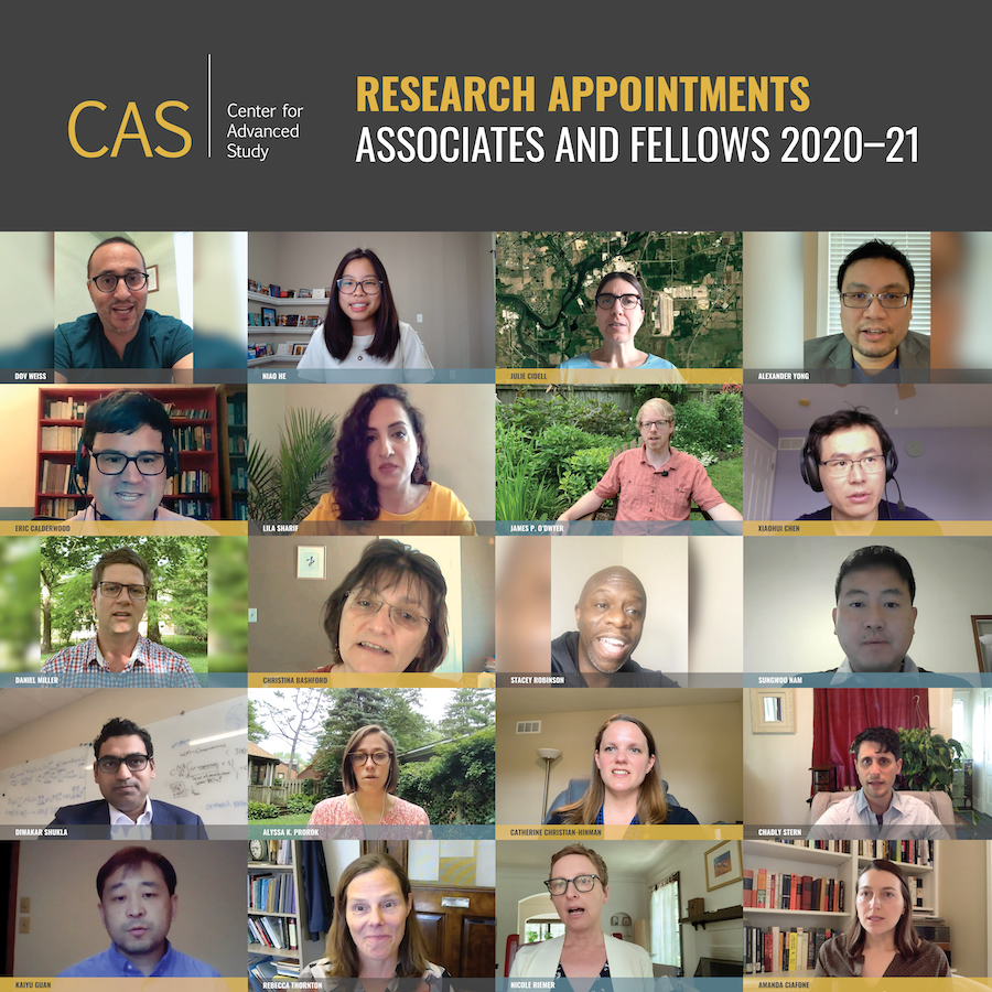 CAS_Illinois's tweet photo. 🤩🤗 It's launch day! Take in the innovative work being done by our Associates &amp; Fellows in our video presentation of "CAS 2020-21 Virtual Roundtable of Research Projects"!
✨ 🎥 Video Link: https://t.co/hjtSpyGQcT
 #CAS #ResearchRoundtable #KnowledgeThatIlluminates https://t.co/IV55aa9tth