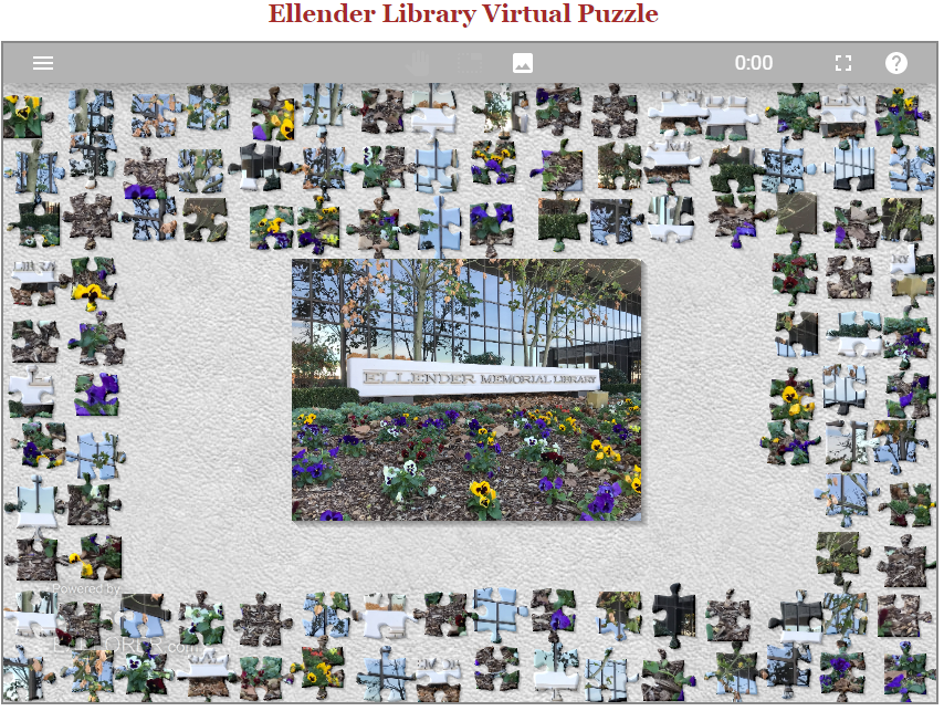 NichollsLibrary's tweet image. For our Virtual Open House, we created an online puzzle of the front of the #NichollsLibrary -- you can make it harder or easier by changing the number of pieces, you can change the color of the background, or play fullscreen. 

Play here, @NichollsState: nicholls.libguides.com/openhouse/puzz…
