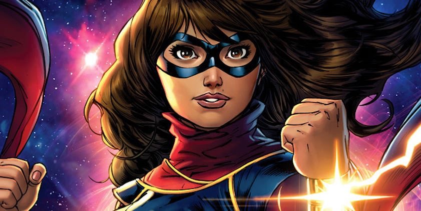 AndresN4VY's tweet photo. ¡AMIGOS! Fuertes RUMORES aseguran que #MarvelStudios ya eligió a nuestra #MSMARVEL

Todo indica que la actriz #GeraldineViswanathan será la encargada de darle vida a #KamalaKhan en la nueva serie de #DisneyPlus⭐️⚡️ https://t.co/wmXGQMzTLo